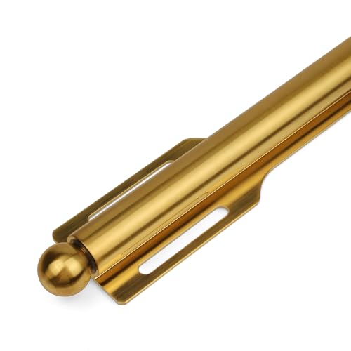 12" Valet Rod for Closet Pull Out (1 Pack, Brushed Gold) - color: Brushed Gold, size: 1 Pack