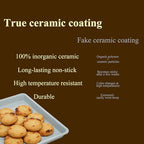 Cookie Sheets for Baking 18x13", Half Ceramic Baking Sheet, Non-Stick & Non-Toxic Ceramic Coating, 2.2mm Thick Aluminum Oven Trays for Cooking, PTFE & PFOA Free - size: baking sheet 18x13"