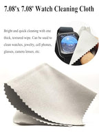 3 Slot Travel Watch Case Portable Storage Box for Men and Women Wristwatches & Smart Watches with 18CM Watches Cleaning Cloth（3 Slot） - size: 3 Slot