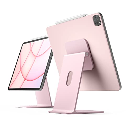 elago Premium iPad Magnetic Stand Designed for iPad Pro 12.9"(5th,4th Gen), 11"(3rd,2nd Gen), Air 10.9"(5th,4th Gen), Mini 8.3"(6th Gen, A17 Pro), 10.9"(10th Gen) [Sand Pink] - color: Sand Pink