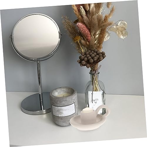 MAGICLULU 2pcs Nordic Ceramic Candle Holder Compact Table Decor for Dining Home Bar Accent with Chic Minimalist Design