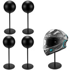 motofans® Helmet Stand Metal, Rotation Metal Stand Desktop Hanger Rack Helmet Stand Display for Motocycle Helmet, Caps,Hat, and Rugby Helmet - color: 4-pcs