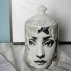 Ceramic Candle Jar Home Fireplace Kitchen Dining Decor Candle Holder (H3) - color: H3