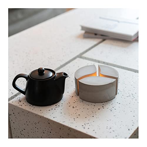 Candle Solitaire - Minimalist Tealight Candle Holder, Aroma Light, and Tea Warmer - Perfect for Home Decor