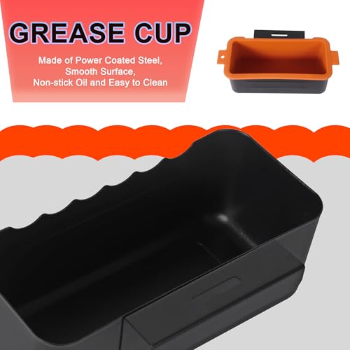 Grease Trap/Griddle Grease Catcher/Drip Tray/Grease Cup Replacement for Blackstone Grill,Grease Catcher for Black Stone Griddle 17, 22, 28, 30 & 36 inches. - color: Drip Tray
