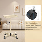 Salon Tray Hairdresser Tray on Wheels Hair Tray for Hair Stylist Gold - color: M-champagne Gold
