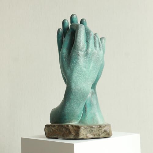 Lukitas Rodin Art Sculpture - Hand of God Statue, Classic Figurine for Home & Office Décor, Ceramic 11''