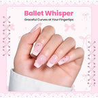 Beetles 3D Gel Nail Art with 3D Mold-2 Pcs Ballet Whisper Clear&Pink Solid Builder Nail Gel,Non-Sticky Sculpting, Dual-Ended Sculpture Pen, Beginner Friendly DIY at Home,UV LED Lamp Needed - color: B6-Clear & Pink