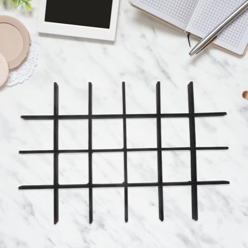 Veemoon 1 Set Jewelry Tray Dividers, 13.17 Inch Black Lint Inserts, Drawer Storage Organizer Ring Earring Necklace Display