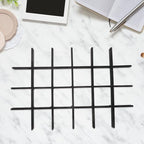 Veemoon 1 Set Jewelry Tray Dividers, 13.17 Inch Black Lint Inserts, Drawer Storage Organizer Ring Earring Necklace Display