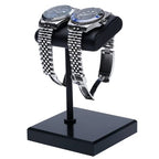 Watch Stand | Watch Display Stand |Premium Leather Natural Marble Base | Watch Display Fits All Watches | watch stand | Watch Holder Organizer for Men