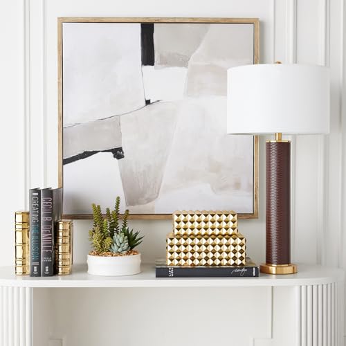 Z Gallerie Ceramic Book Set, Pair of Books Sculptures Elegant Shelf & Table Decor for Living Room, Bedroom & Office, Gold - color: Glod