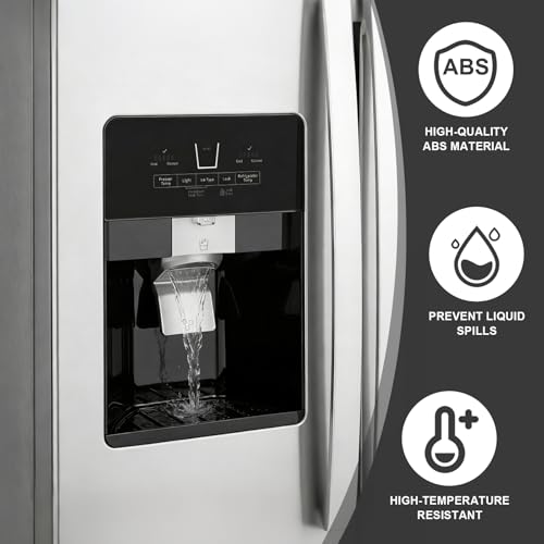 ABS Refrigerator Drip Catcher Tray for Refrigerators 4 x 9" Fridge Water Dispenser Drip Tray for Protects Water Spills and Maintain Hygiene Inside the Refrigerator