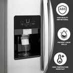 ABS Refrigerator Drip Catcher Tray for Refrigerators 4 x 9" Fridge Water Dispenser Drip Tray for Protects Water Spills and Maintain Hygiene Inside the Refrigerator