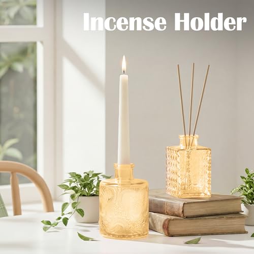 Glass Bud Vases in Bulk Set of 17, Gold Small Mini Vases for Flowers, Vintage Vase for Centepiece,Wedding, Table Decor, Baby Shower, Christmas, Home and Events - color: Gold