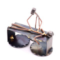 Chiropractor Handmade Metal Figurine Hand Welded Metal Art & Recycled Metal Sculptures - Unique Desk Accessories, Medical Office Decor, & Chiropractor Gifts