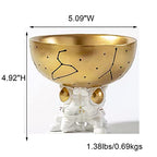 BUTILIVEEN Astronaut Decorative Bowl for Sundries, Spaceman Candy Bowl, Key Holder and Jewelry Storage Box, Astronaut Decor, Gifts for Spaceman Lover, Resin, 5.09" W - style: Key Bowl