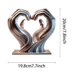 Stylish Minimalist Acrylic Decorative Art Piece for Home Desk and Bedroom Interior Design (Silver, 20cm)