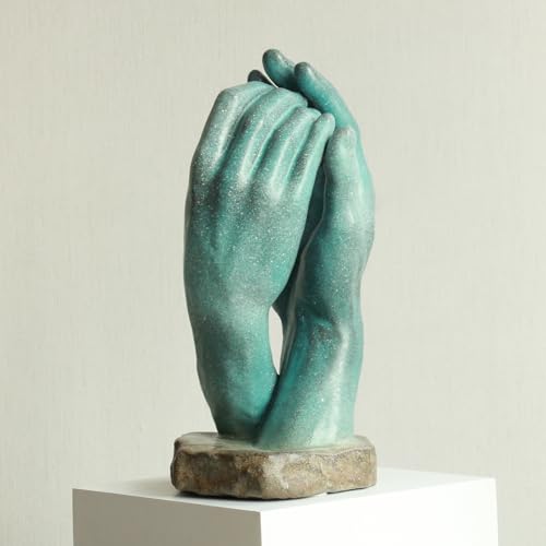 Lukitas Rodin Art Sculpture - Hand of God Statue, Classic Figurine for Home & Office Décor, Ceramic 11''