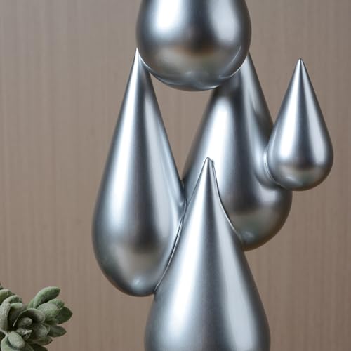 Modern Home Decor Abstract Arts Sculpture Table Bookshelf Decoration for Living Dining Room Bedroom Resin Statue 17.3 Inch