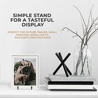 TR-LIFE 4 Pack 3 Inch Small Display Stands - Plate Holder Stand for Picture Frame, Book, Photo Easel (Black) - size: 3 Inch