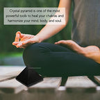 Amazing Gemstone Black Tourmaline Pyramid Crystal Healing Stones - 2" Great Pyramid Figurine of Natural Stone Pyramid for Meditation, Reiki, Chakra Balancing and Crystal Pyramids Grid - color: Black Tourmaline