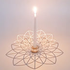 Oshadow Lotus Candle Holder - Cute Boho Decor for Taper Candles & Coffee Table - size: 2pcs Lotus Flower Candle Holder