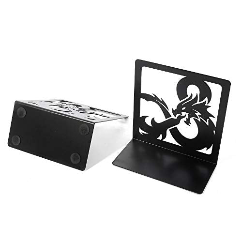Book Ends, Bookends, Book Ends for Shelves, 1 Pair Non Skid Metal Book Divider Decorative Holder, Abstract Art Desgin Book Stopper Supports for Office, Home (1pair E) - color: 1pair E