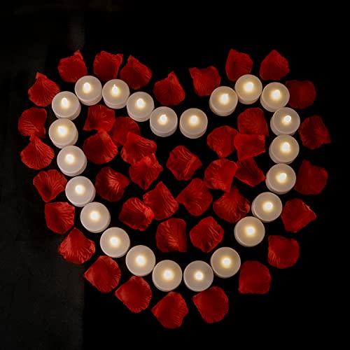 Hanzim Battery Operated LED Tea Lights: 24PACK Flameless Votive Candles Lamp Realistic and Bright Flickering Holiday Gift Long Lasting 200Hours for Seasonal & Festival Celebration Warm White - color: Warm White, size: 24pack