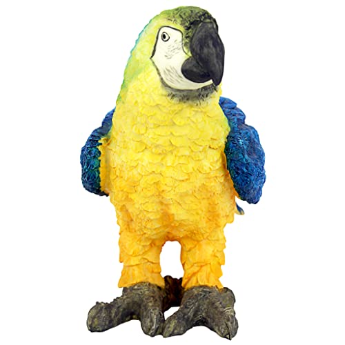 Design Toscano Mortimer the Macaw Tropical Parrot Statue - style: Mortimer The Macaw Tropical Parrot Statue