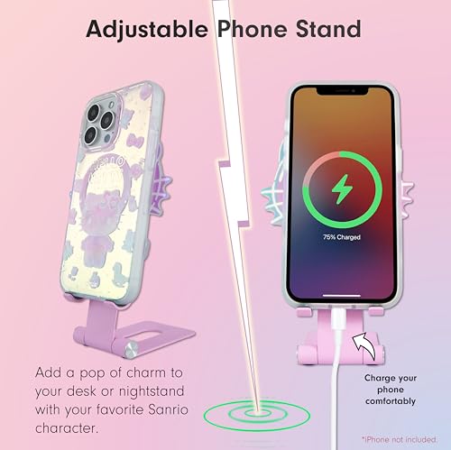 Sonix x Sanrio Character Phone Stand | Adjustable Cell Phone Holder, Desk Stand, Dock | Hello Kitty 50th Anniversary - color: Hello Kitty 50th