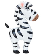 GIFTME 5 Metal Zebra Figurine Garden Outdoor Sculptures Decor,Cartoon Zebra Statues Home Decor for Women,Family - style: Zebra