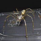 Steampunk Spider Metal Model Kit for Adults – DIY Mechanical Insect Sculpture with Brass Gear Details, 3D Retro Industrial Art Puzzle Craft for Home Office Decoration & Collectors Gift (Frons Spider) - style: Frons Spider