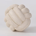 Knot Ball Statue Decor, Coffee Table Decor, Resin Aesthetic Decorative Accents for Book Shelf Entry Table Boho Modern Rustic Home Décor Office Living Room Decoration