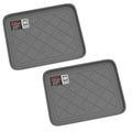All Weather Boot Tray - Small Water Resistant Plastic Utility Shoe Mat for Indoor and Outdoor Use in All Seasons by Stalwart (Grey) - color: Gray