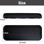 Drip Pan Compatible with Drink Dispenser, 2 Pack Silicone Tray Mat for DD&HAPP Glass Drink Dispenser - color: 2 Pack