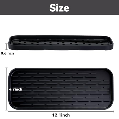 Drip Pan Compatible with Drink Dispenser, 4 Pack Silicone Tray Mat for DD&HAPP Glass Drink Dispenser - color: 4 Pack