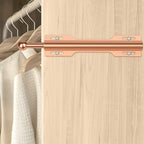 12" Valet Rod for Closet Pull Out (2 Pack, Rose Gold) - color: Rose Gold, size: 2 Pack