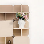 BrownLove Ceramic Face Vase White Flower for Decor Female Form Art Vase Modern Decorative Centerpiece for Table Shelf Living Room Office Bedroom - style: Hands on Cheeks
