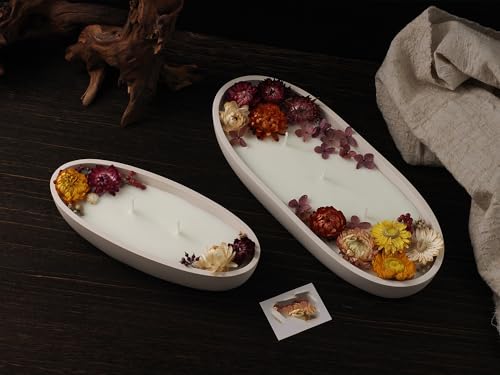 Oval Candle Boat Jar Molds, Creative Silicone Vessels Pot Molds, Concrete Container Storage Tray Making Moulds for Storage Holder Jewelry Box Vase Aroma Cup (S) - color: S