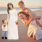 kullder Mother and Son Figurines Statues, Mom Gifts from Son, Mother of The Groom Gift, Mothers Day, Christmas, Birthday Gifts for Mom, Boy & Moms Sculptures, Memorial Gift for Loss of Child - color: Mother and Son Figurines