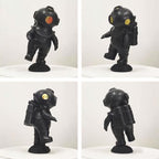 HAUCOZE Diver Figurine Statue Modern Space Sculpture Home Decor Table Centerpiece for Bedroom Office Gift 7.5 Inch