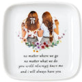 Crisky Best Friend Birthday Gifts for Women, No Matter Where We Go, No Matter What We Do, You Will Always Have Me, and I Will Always Have You, Going Away Long Distance Friendship Ring Dish - style: Friend - You Have Me