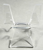 HQRP-Crystal 2-3/8" Acrylic Display Stand Pedestal for Crystal Heart / Slice / Slab and other Stones - size: 2-3/8"