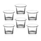 Royal Imports Candle Holder Hanging Oyster Votive Tealight Glass for Wedding, Birthday, Holiday & Home Decoration, Set of 6