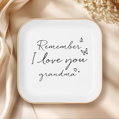 Grandma Gifts – Jewelry Dish, Best Grandma Ever Keepsake, Sentimental Gift from Grandkids, Sweet and Thoughtful Gift For a Grandma - style: Grandma