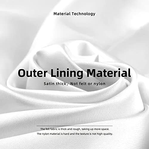 DGAZ Bag Pillow Shaper Insert for Chanel CF Bags, Silky Pillow Shaper for Luxury Handbags（White, Mini 20） - color: White, size: Mini 20