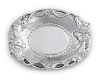 Arthur Court Aluminum Equestrian Horse Oval Tray 14 x 10 inch - Handcrafted with Rope Detail, Perfect for Horse Race Fans or Ranch Events, Freezer & Oven Safe, Gift Box Included