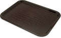 Carlisle FoodService Products CT121669 Café Standard Cafeteria / Fast Food Tray, 12" x 16", Chocolate - color: Chocolate Brown