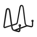 Artliving Plate Stands for Display - Iron Easel Stand Plate Holder Display Stand Picture Frame Stand for Pictures | Photo|Decorative Plate |Dish | Tabletop Art - 3 inch-Black - size: 3“（1 pack）